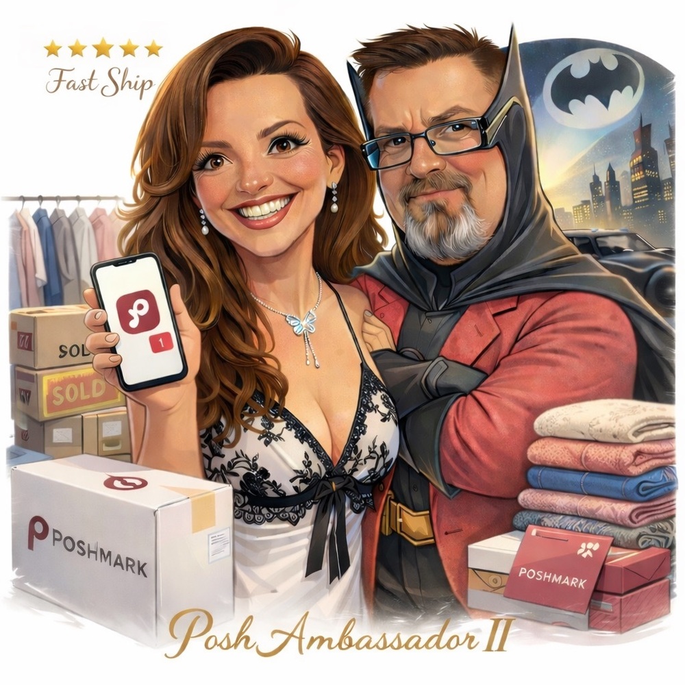 Meet your Poshers, Jeff (Batman) & Robin